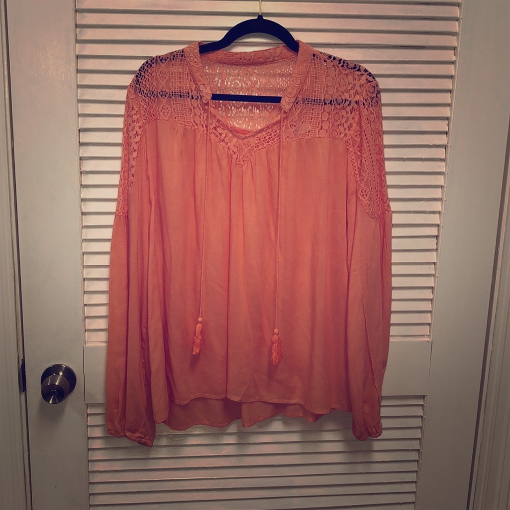 Long sleeve dressy tee